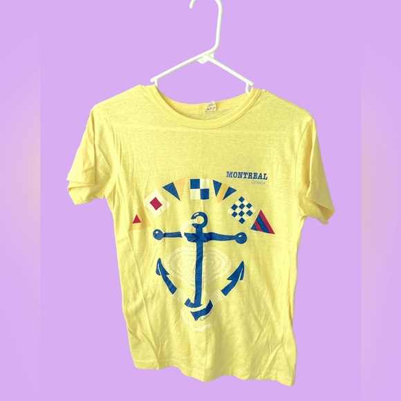 Vintage Tops - 80s vintage Montreal Canada tee